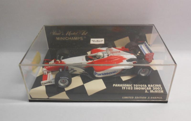 MINICHAMPS F1 1/43 Scale - 400 020075 TOYOTA F1 SHOWCAR A.MCNISH