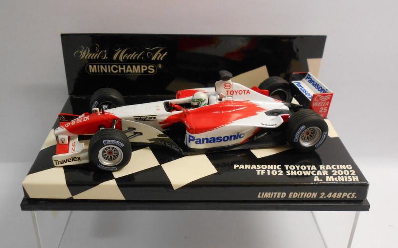 MINICHAMPS F1 1/43 Scale - 400 020075 TOYOTA F1 SHOWCAR A.MCNISH