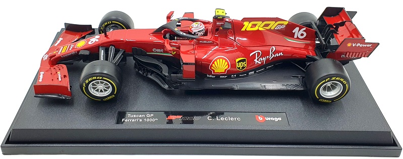 Ferrari SF1000 C. Leclerc 1/18 ブラーゴ Burago 1/18 Scale Diecast 18-16808TU - Ferrari F1 SF1000 C