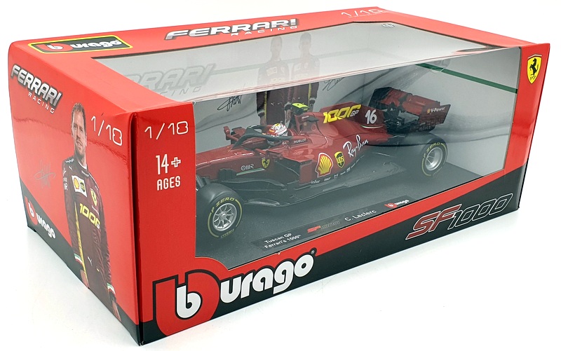 Burago 1/18 Scale Diecast 18-16808TU - Ferrari F1 SF1000 C