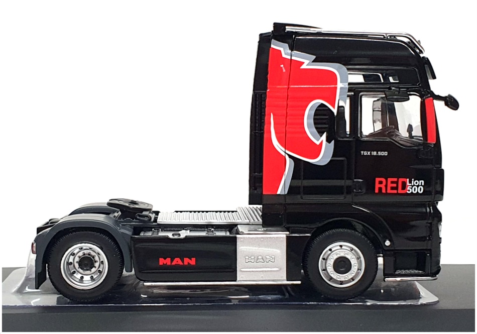 Ixo 1/43 Scale TR132.22 - MAN TGX XXL Truck Red Lion 500 - Black/Red