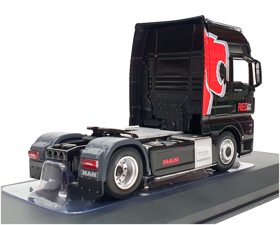 Ixo 1/43 Scale TR132.22 - MAN TGX XXL Truck Red Lion 500 - Black/Red