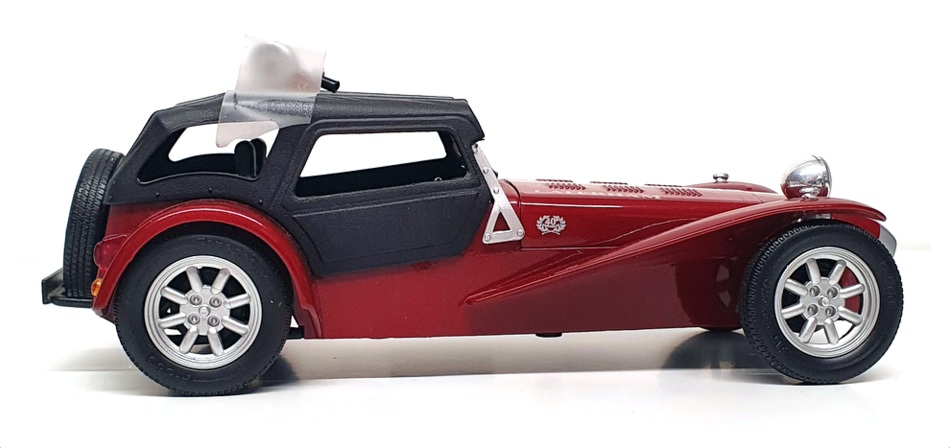 Anson 1/18 Scale 30317-W - 1973 Lotus Super 7 Caterham - Deep Red/Black