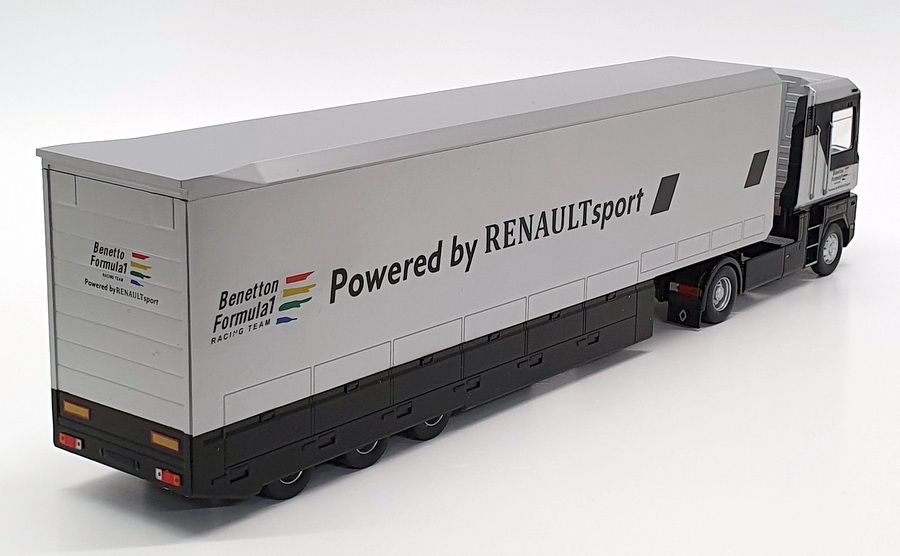 Ixo/Altaya 1/43 Scale 27519F1 Renault Magnum F1 Car Transporter Truck Benetton 7427043239526