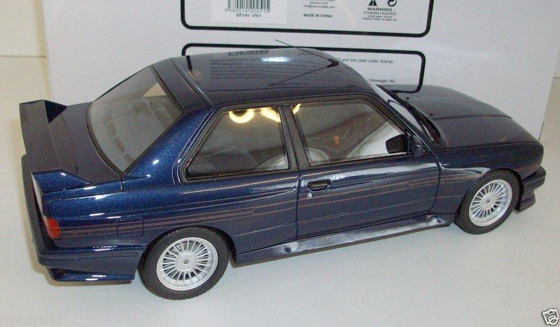 OTTO 1/18 SCALE - OT141 BMW E30 M3 B6 ALPINA - METALLIC BLUE