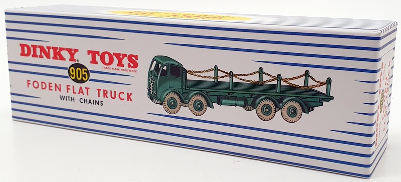 Dinky Toys 905 – Camion Plateau Foden Avec Chaînes, 1/43, Atlas, Neuf