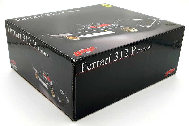 GMP 1/18 Scale Diecast G1804109 - Ferrari 312 P Prototype - Black