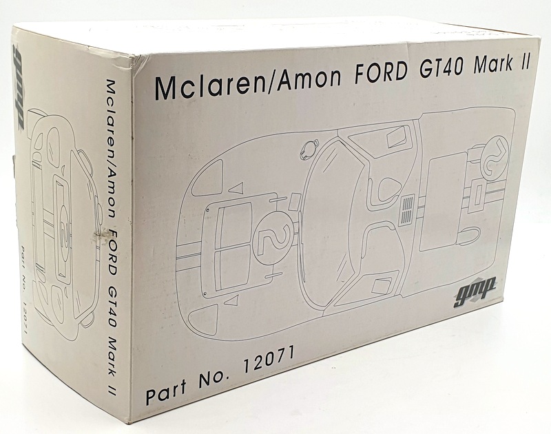 GMP 1/12 Scale 12071 Ford GT40 Mark II McLaren/Amon #2