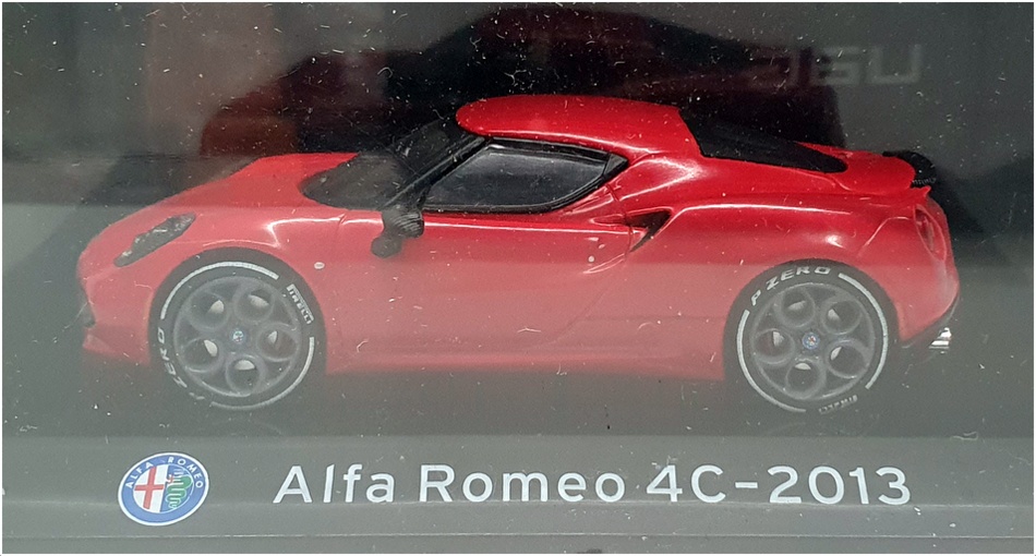 Altaya 1/43 Scale Diecast 151023D - 2013 Alfa Romeo 4C - Red
