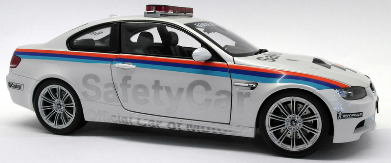 Kyosho 1/18 Scale Diecast - 08736GP BMW M3 Coupe Moto GP 2008 Safety Car