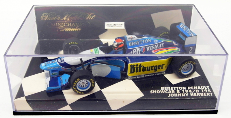 Diorama Minichamps 1:43 - Équipe Mécaniciens Benetton Renault F1 Pit Stop - Figurines De Collection