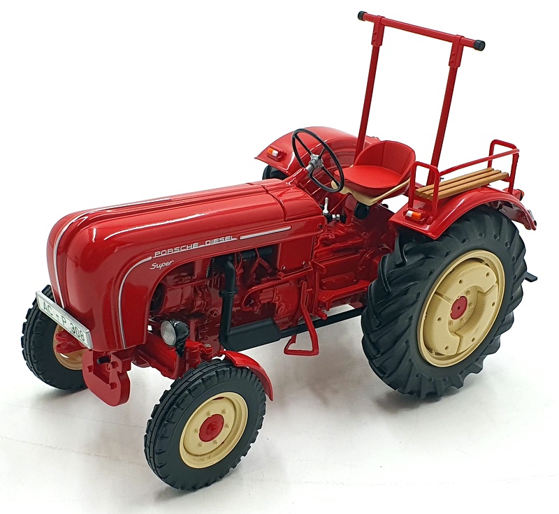 Minichamps 1/18 Scale Diecast 109 183070 - Porsche Super Traktor 1958 - Red