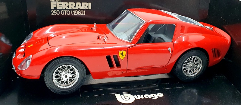 Burago 1/18 Scale Diecast 3011 - 1962 Ferrari 250 GTO - Red | eBay