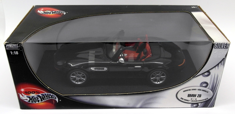 ミニカー HOT WHEELS     Z8 Hot Wheels 1/18 Scale - 54576 BMW Z8 Roadster - Black | eBay