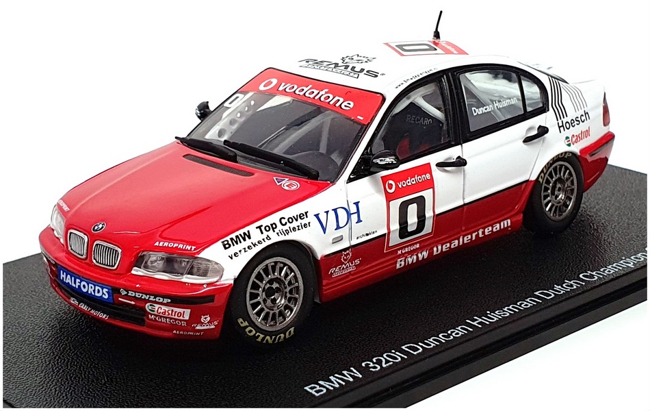 Spark 1/43 Scale S0408 - BMW 320i #0 D. Hulsman Dutch Champion 2002