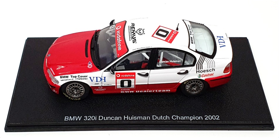 Spark 1/43 Scale S0408 - BMW 320i #0 D. Hulsman Dutch Champion 2002