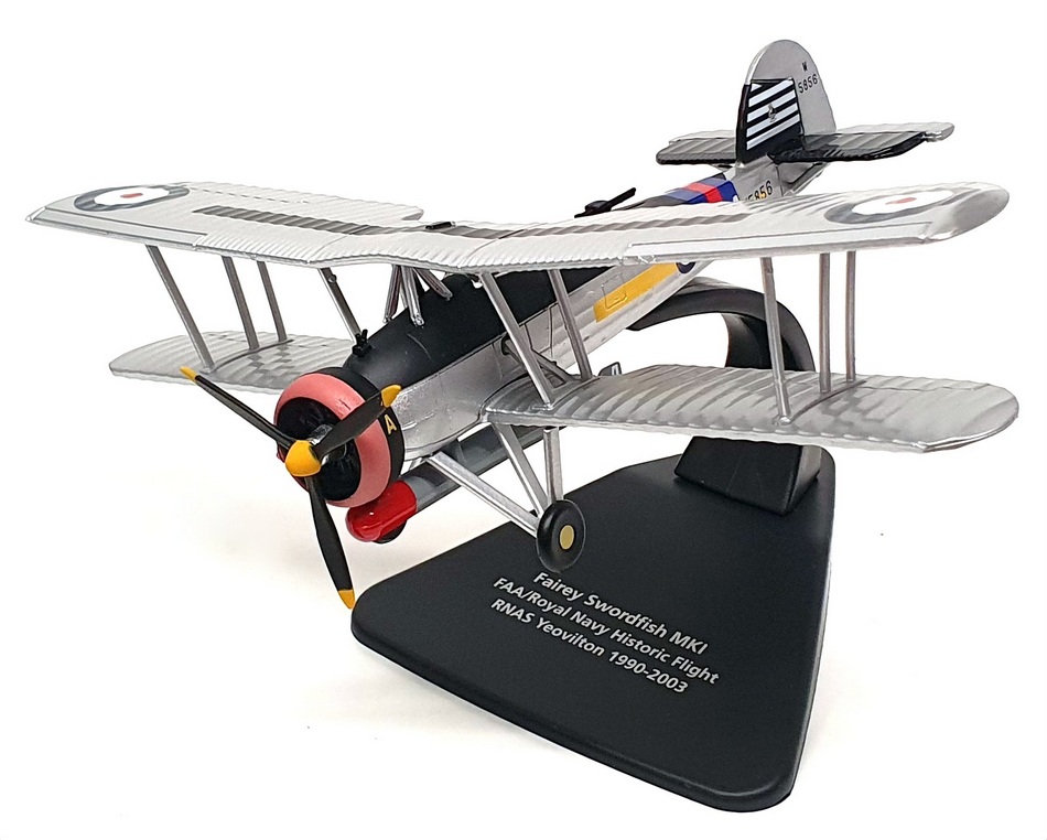 Oxford Diecast 1/72 Scale AC111 - Fairey Swordfish FAA RN Historic Flight
