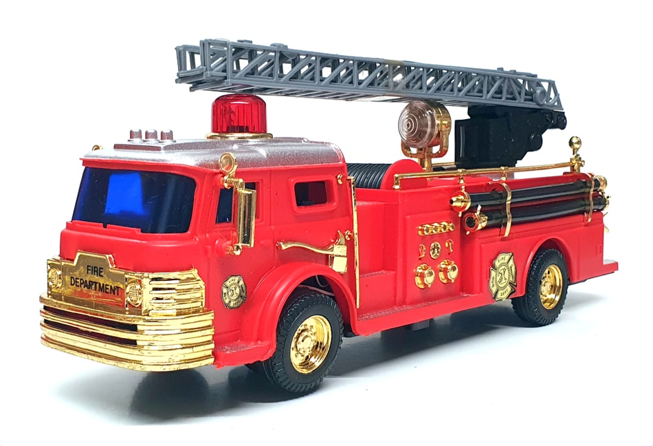 New Bright 24cm Long 1058 - Battery Operated Fire Engine | eBay