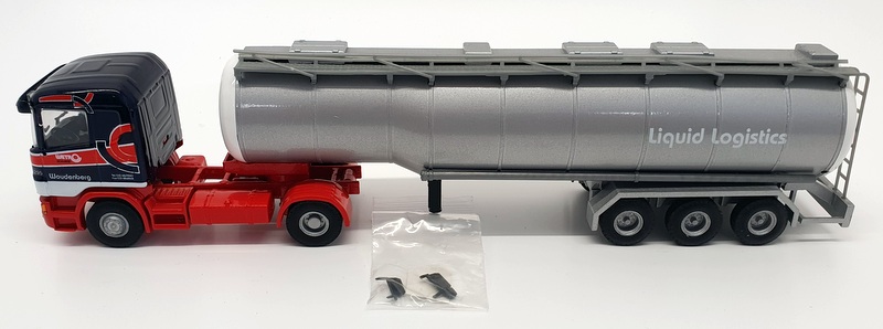 Unknown Manufacturer 1/50 Scale - Mat085 Scania 124L & Tanker - LIquid Logistics