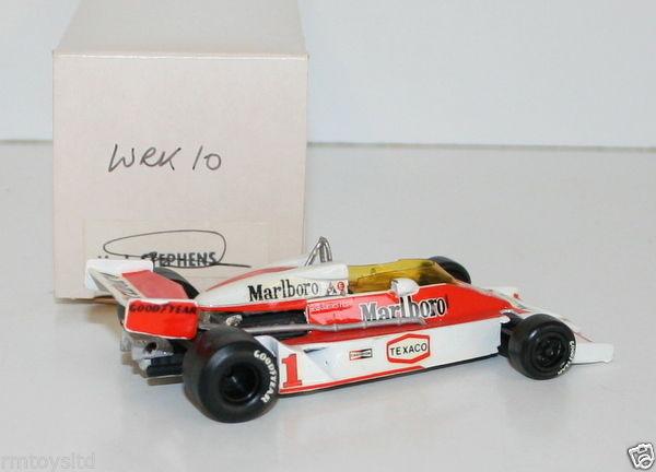 WESTERN MODELS SIGNED 1st VERSION - 1/43 SCALE - WRK10 McLAREN M26 FORD - J HUNT