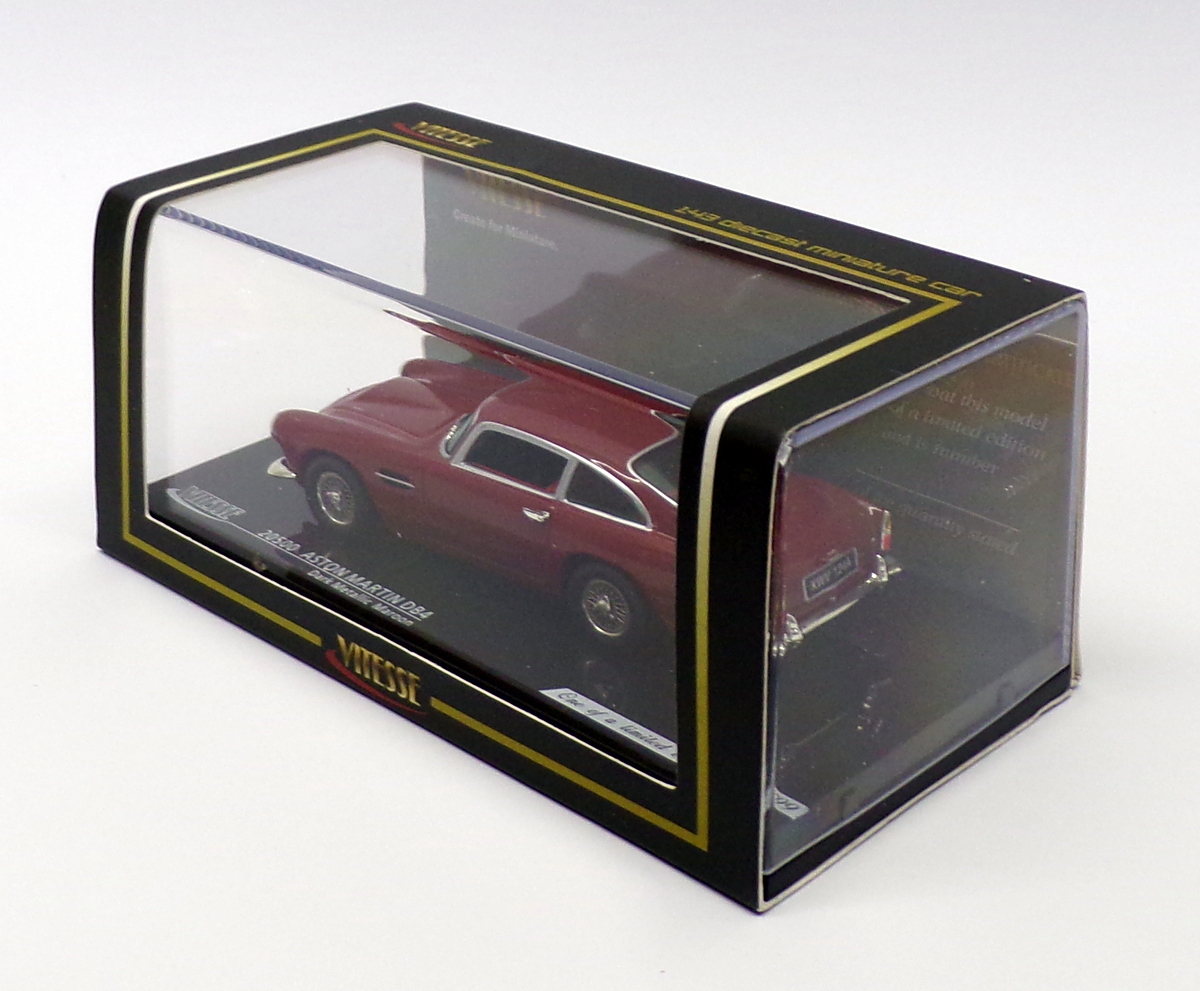 Vitesse 1/43 Scale 20500 - Aston Martin DB4 - Dark Metallic Maroon