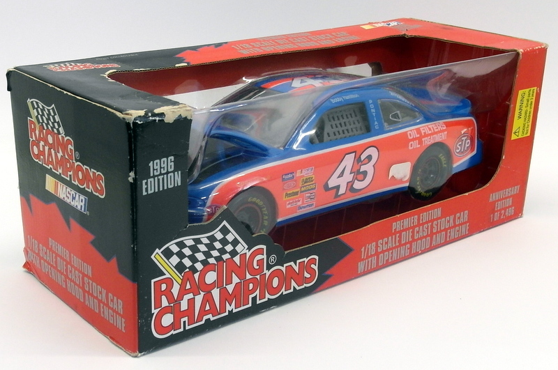 Racing Champions 1/18 Scale - 09400C Pontiac Stock Car #43 Bobby Hamilton