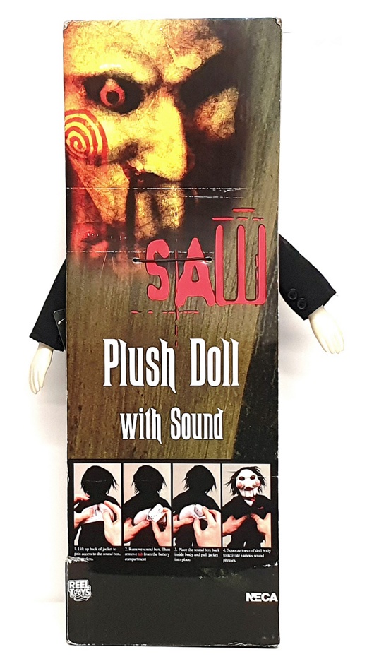 NECA SAW ビリー Plush Doll NECA SAW MOVIE BILLY THE PUPPET JIGSAW 9 INCH PLUSH FIGURE