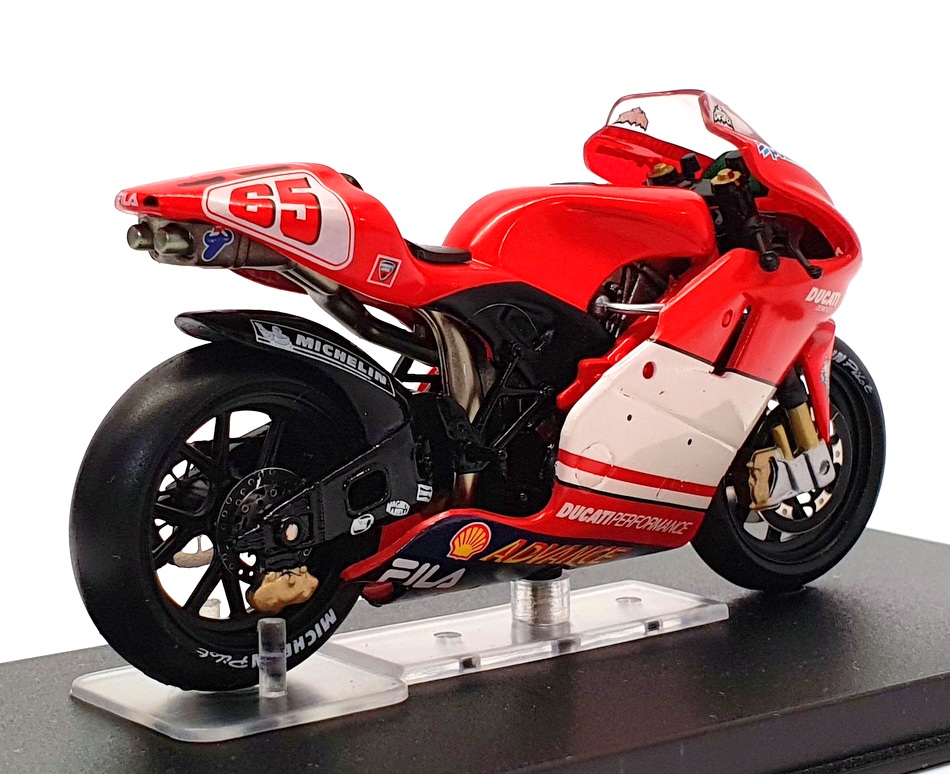 Ixo 1/24 Scale RAB067 - Ducati Desmosedici 2003 - #65 Loris Capirossi