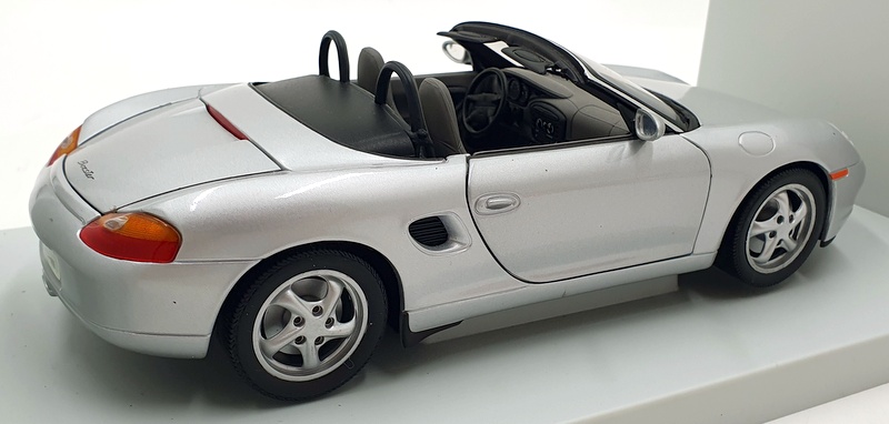 UT Models 1/18 Scale Diecast 27852 - Porsche Boxster Cabriolet - Silver