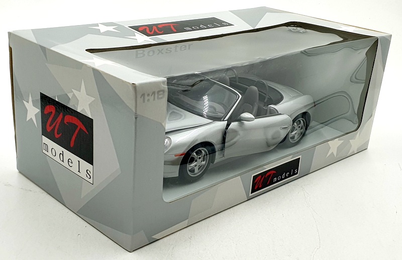 UT Models 1/18 Scale Diecast 27852 - Porsche Boxster Cabriolet - Silver