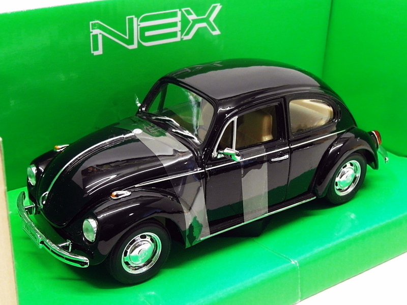 Welly 1/24 Scale Diecast 22436W - VW Beetle Hard Top - Black Welly 1/24 Scale Diecast 22436W - VW Beetle Hard Top - Black