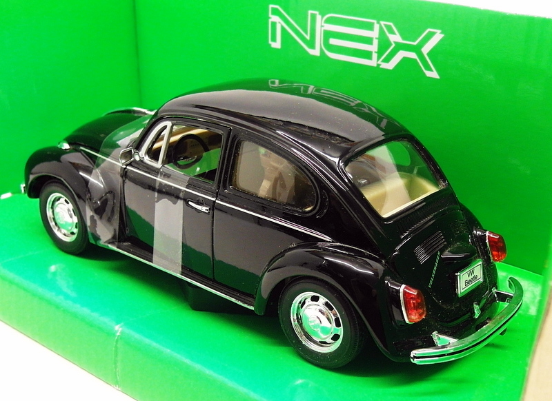 Welly 1/24 Scale Diecast 22436W - VW Beetle Hard Top - Black Welly 1/24 Scale Diecast 22436W - VW Beetle Hard Top - Black