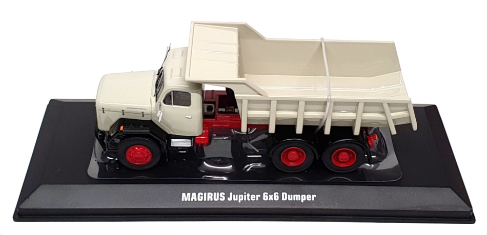 Ixo 1/43 Scale Diecast TRUD001 - Magirus Jupiter 6x6 Dump Truck - Grey