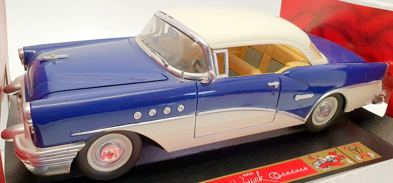 MIRA 1/18 Scale Model Car 6151 - 1955 Buick Century - Blue