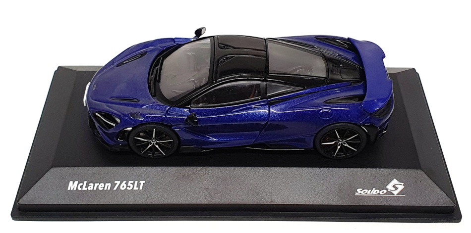 Solido 1/43 Scale Diecast S4311906 - McLaren 765LT - Met Blue Solido 1/43 Scale Diecast S4311906 - McLaren 765LT - Met Blue