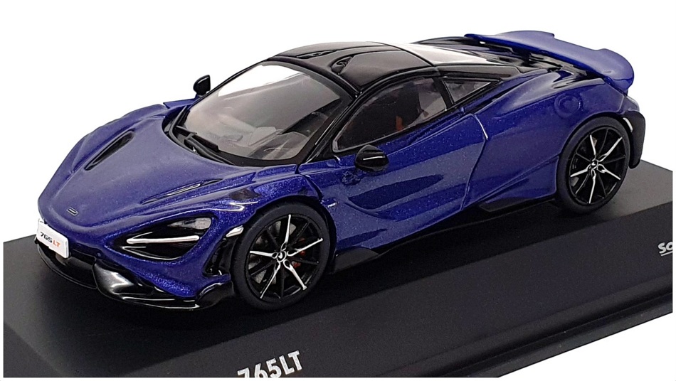 Solido 1/43 Scale Diecast S4311906 - McLaren 765LT - Met Blue Solido 1/43 Scale Diecast S4311906 - McLaren 765LT - Met Blue