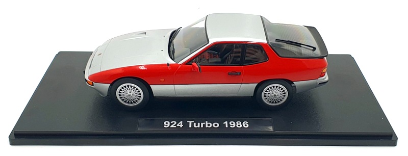 KK 1/18 Scale Diecast KKDC180902 - 1986 Porsche 924 Turbo - Silver/Red KK 1/18 Scale Diecast KKDC180902 - 1986 Porsche 924 Turbo - Silver/Red