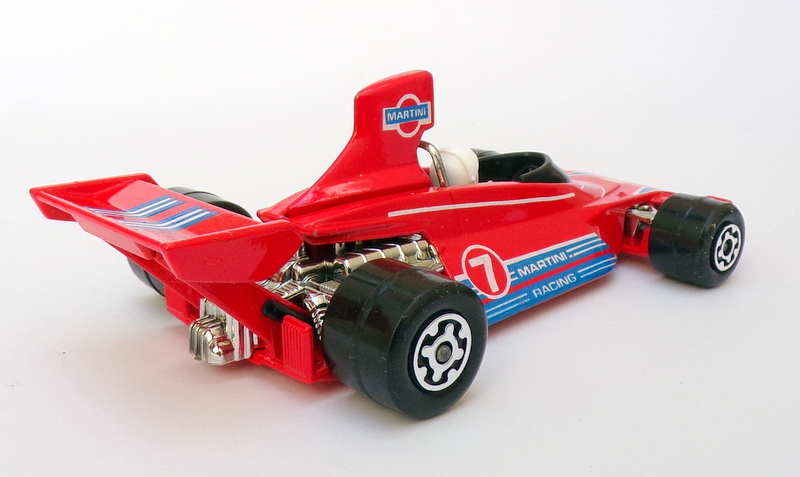 Matchbox Speed Kings 11.5cm Long Diecast K-41 - Brabham F1 - Red #7