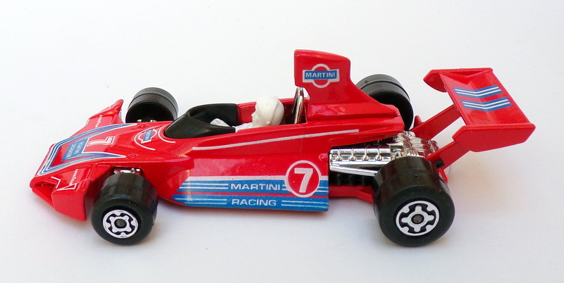 Matchbox Speed Kings 11.5cm Long Diecast K-41 - Brabham F1 - Red #7