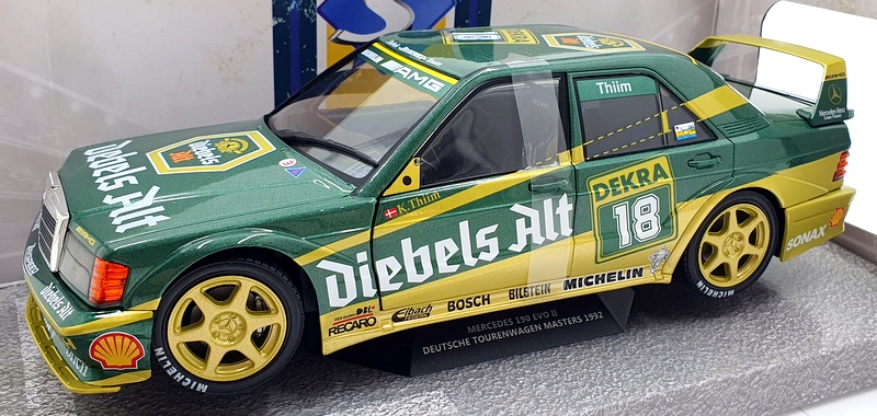 Solido 1/18 Scale Diecast S1801009 Mercedes-Benz 190 EVO II DTM 1992 Thiim