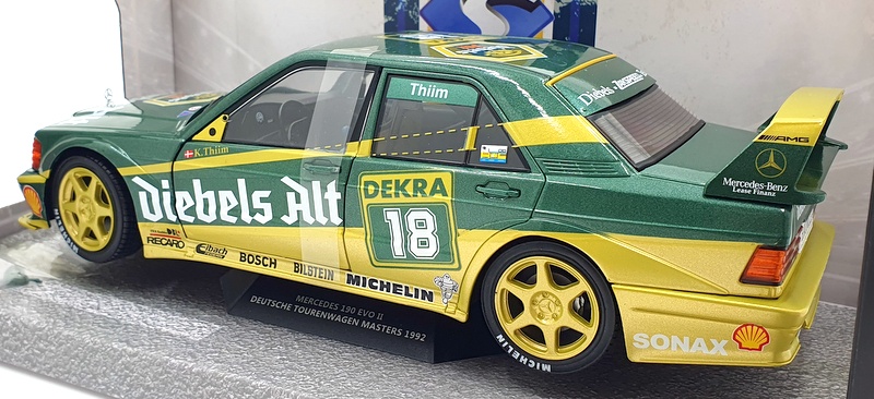 Solido 1/18 Scale Diecast S1801009 Mercedes-Benz 190 EVO II DTM 1992 Thiim