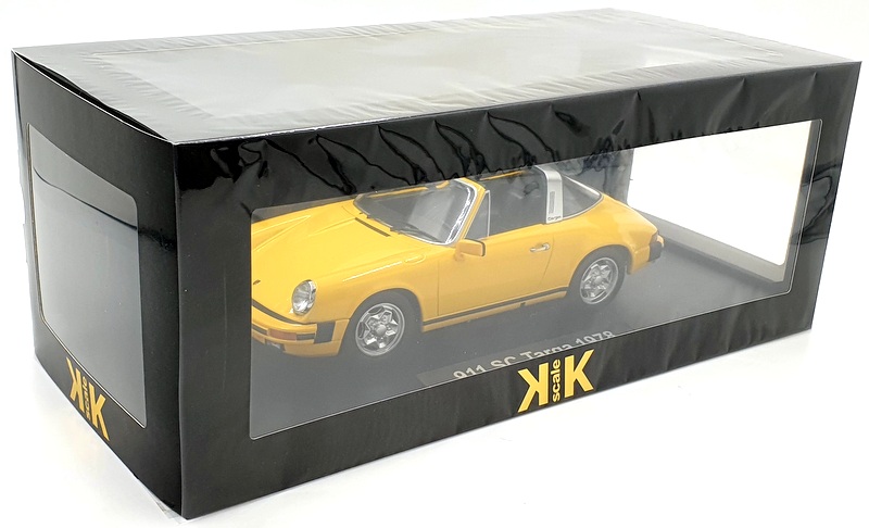 KK Scale 1/18 Scale Diecast KKDC180922 - Porsche 911 SC Targa 1978 Yellow