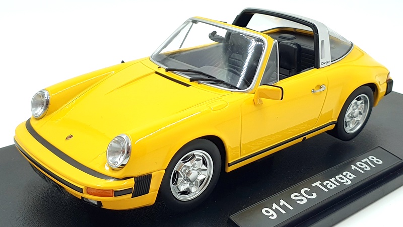KK Scale 1/18 Scale Diecast KKDC180922 - Porsche 911 SC Targa 1978 Yellow
