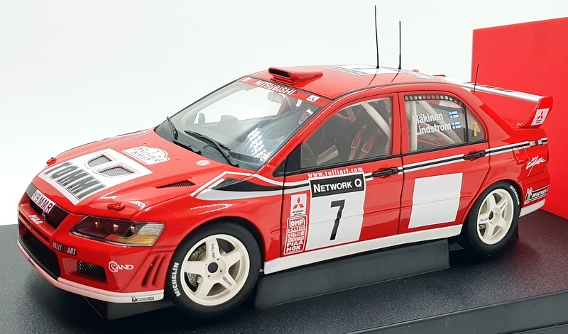 AUTOart Mitsubishi Lancer WRC ミニカー 1/18 Autoart 1/18 Scale Diecast 80151 Mitsubishi Lancer EVO VII WRC #7