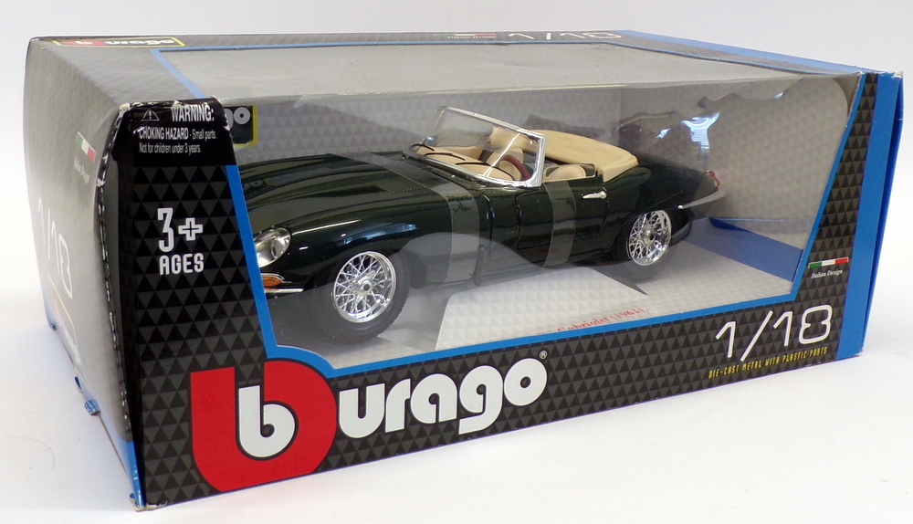  Burago  1 18 Scale Diecast 18 12046  Jaguar E Type Cabriolet 