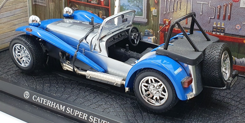Kyosho 1/18 scale Diecast 7020BL - Caterham Super Seven Clam Shell