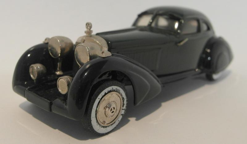 Plumbies 1/43 White Metal MT48 Mercedes Type 500K 1934 Green / black