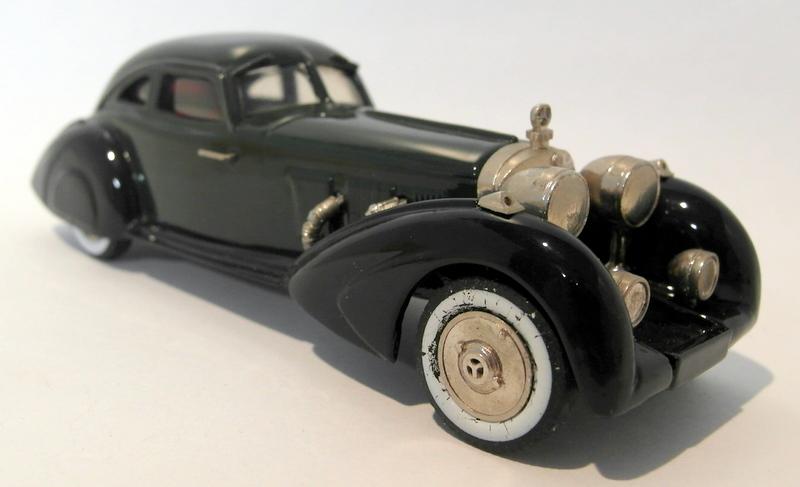 Plumbies 1/43 White Metal MT48 Mercedes Type 500K 1934 Green / black