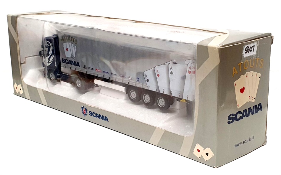 Universal Hobbies 1/50 Scale 5607 - Scania Truck & Trailer (Atouts