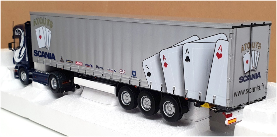 ユニバーサルホビー スカニア　1/50 Universal Hobbies 1/50 Scale 5607 - Scania Truck & Trailer (Atouts